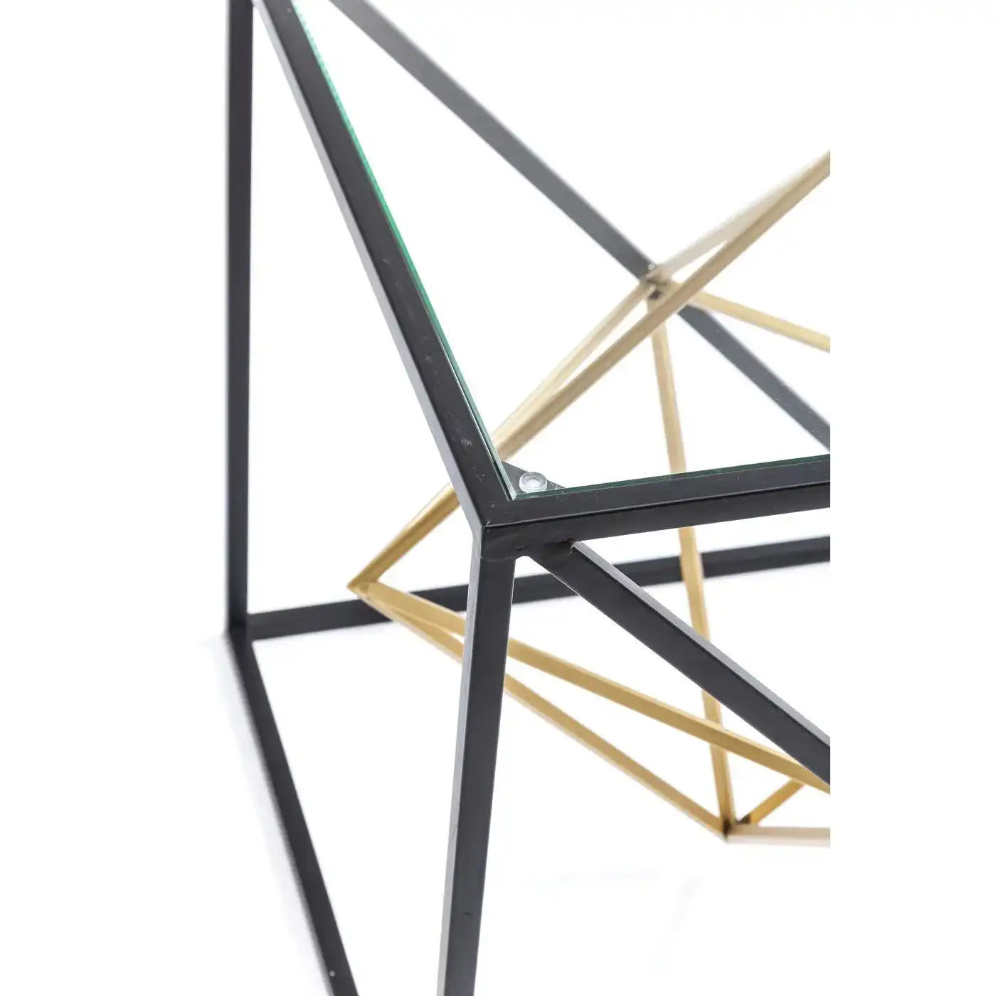 Prisma Beistelltisch Quadratischer Würfelform Glastisch Sicherheitsglas 45 cm - HomeDesign Knaus