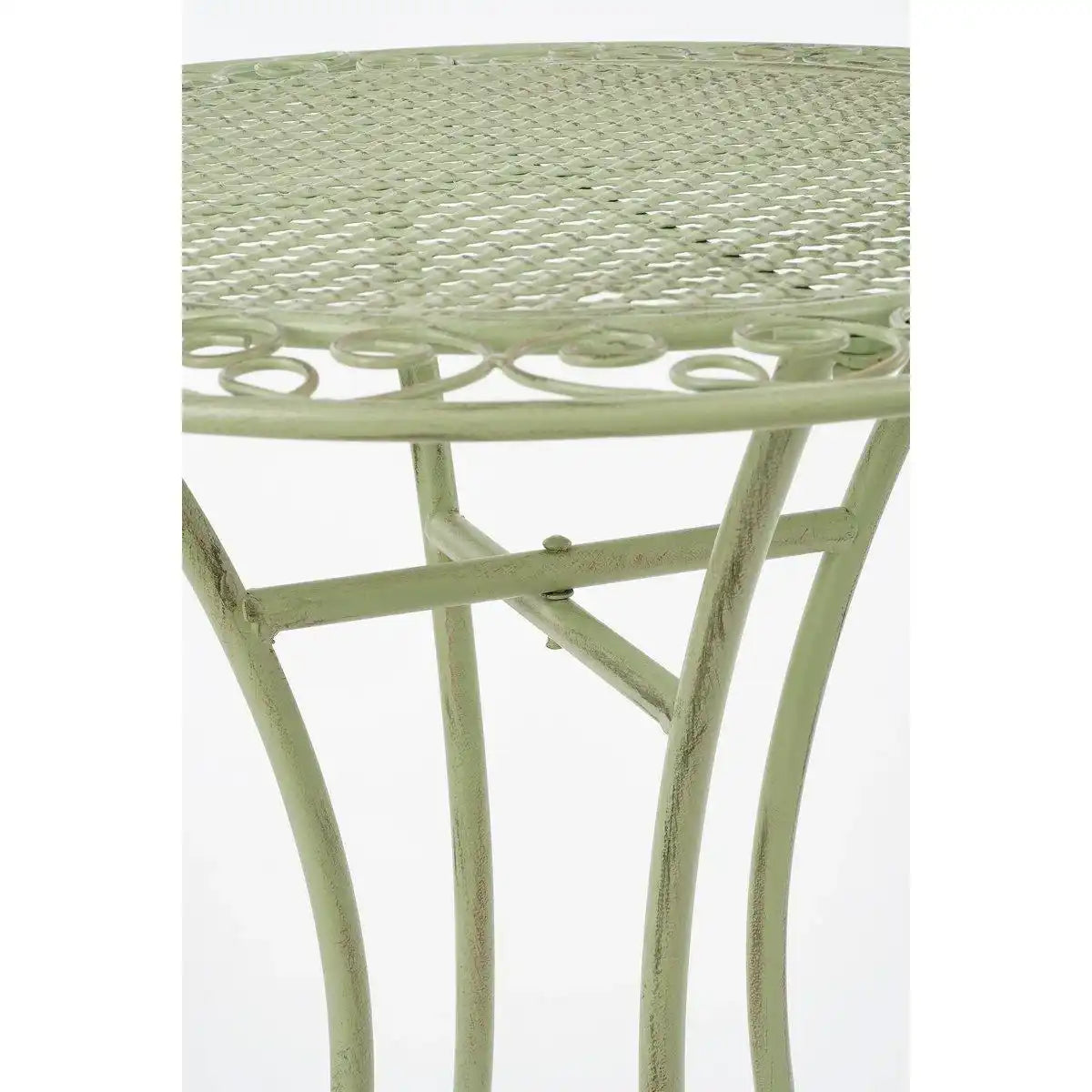 Provence Outdoor-Bistrotisch – H70 x Ø60 cm – Hellgrün - HomeDesign Knaus