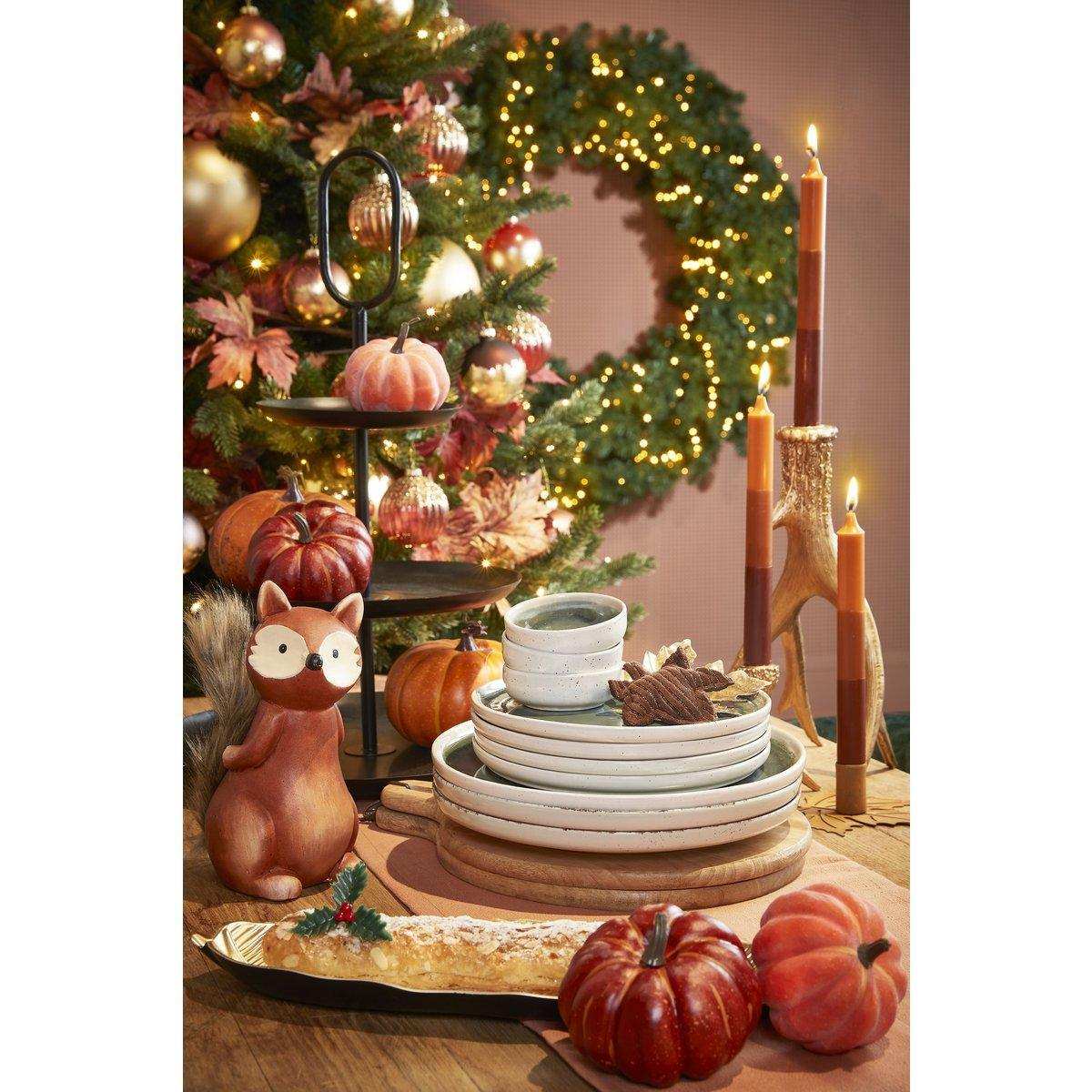 Rama Etagere 3-stöckig – H55 x Ø38 cm – Metall – Schwarz - HomeDesign Knaus