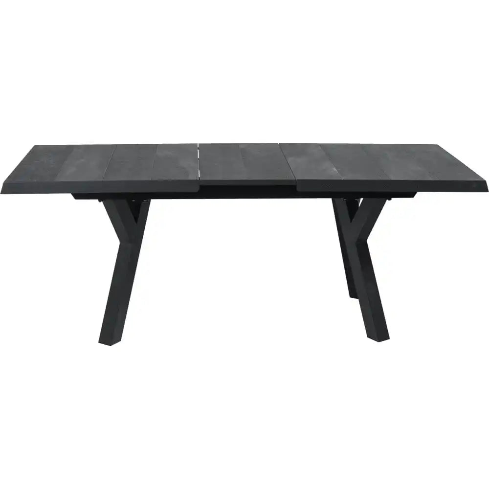 Robust Ausziehtisch Gartentisch Esstisch 2.0 Negro Exclusive 163-203x102cm - HomeDesign Knaus