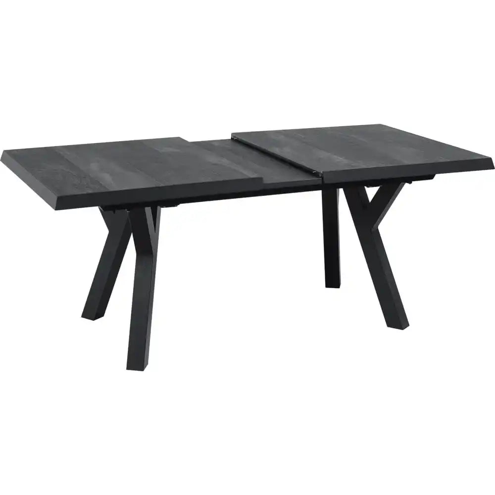 Robust Ausziehtisch Gartentisch Esstisch 2.0 Negro Exclusive 163-203x102cm - HomeDesign Knaus
