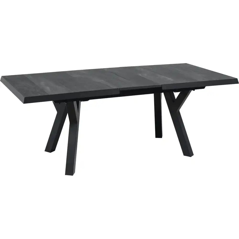 Robust Ausziehtisch Gartentisch Esstisch 2.0 Negro Exclusive 163-203x102cm - HomeDesign Knaus