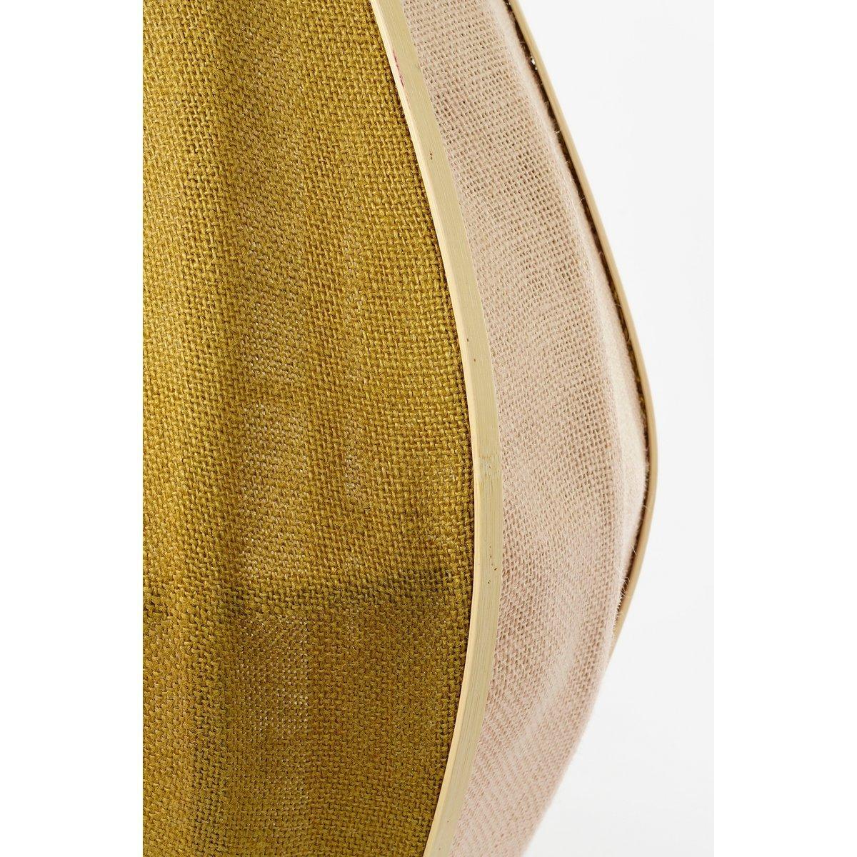 Roger Laterne - H45 x Ø32 cm - Jute - Beige, Braun - HomeDesign Knaus