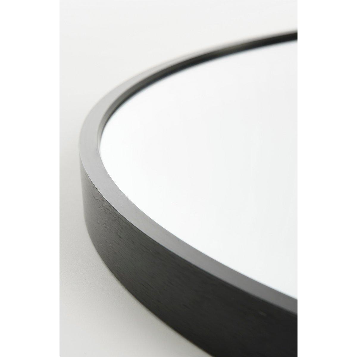 Rossi Wandspiegel - H3 x Ø60 cm - Metall - Schwarz - HomeDesign Knaus