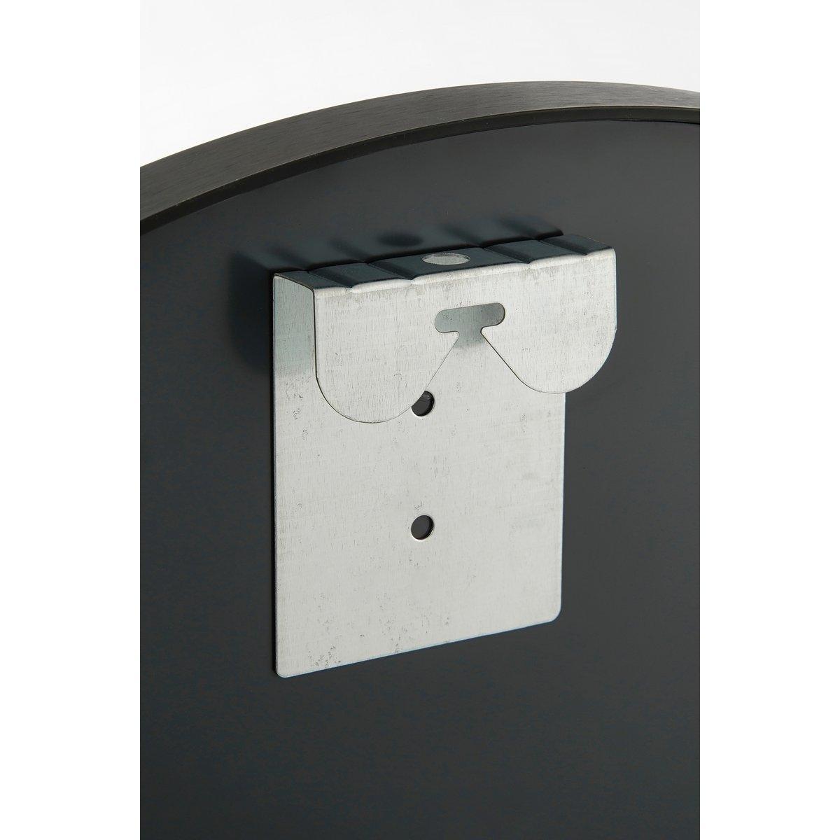 Rossi Wandspiegel - H3 x Ø60 cm - Metall - Schwarz - HomeDesign Knaus