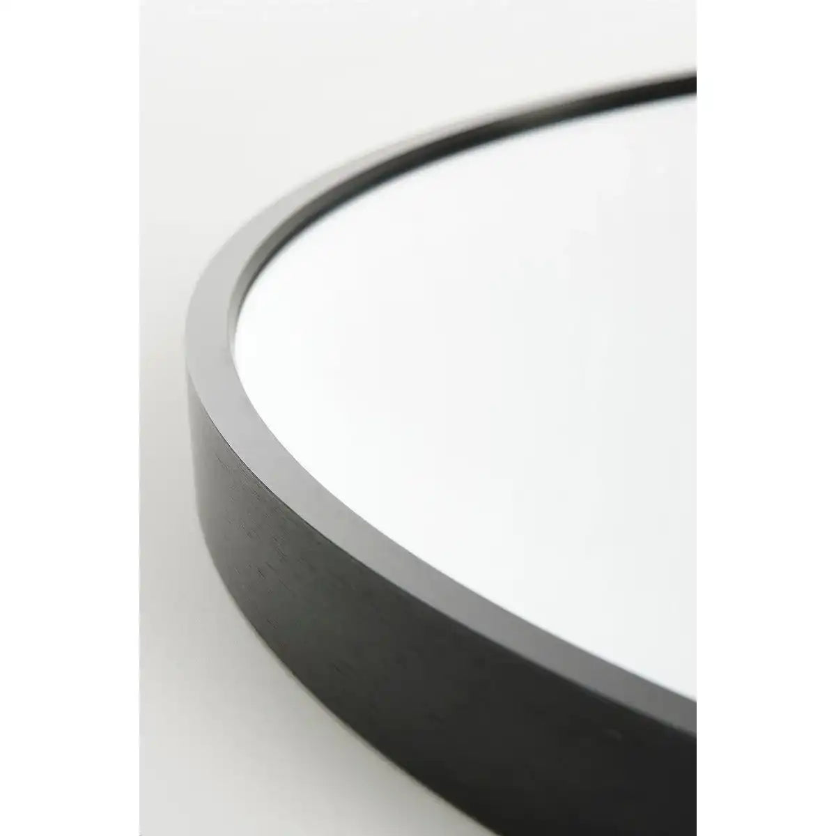 Rossi Wandspiegel - H3 x Ø60 cm - Metall - Schwarz - HomeDesign Knaus