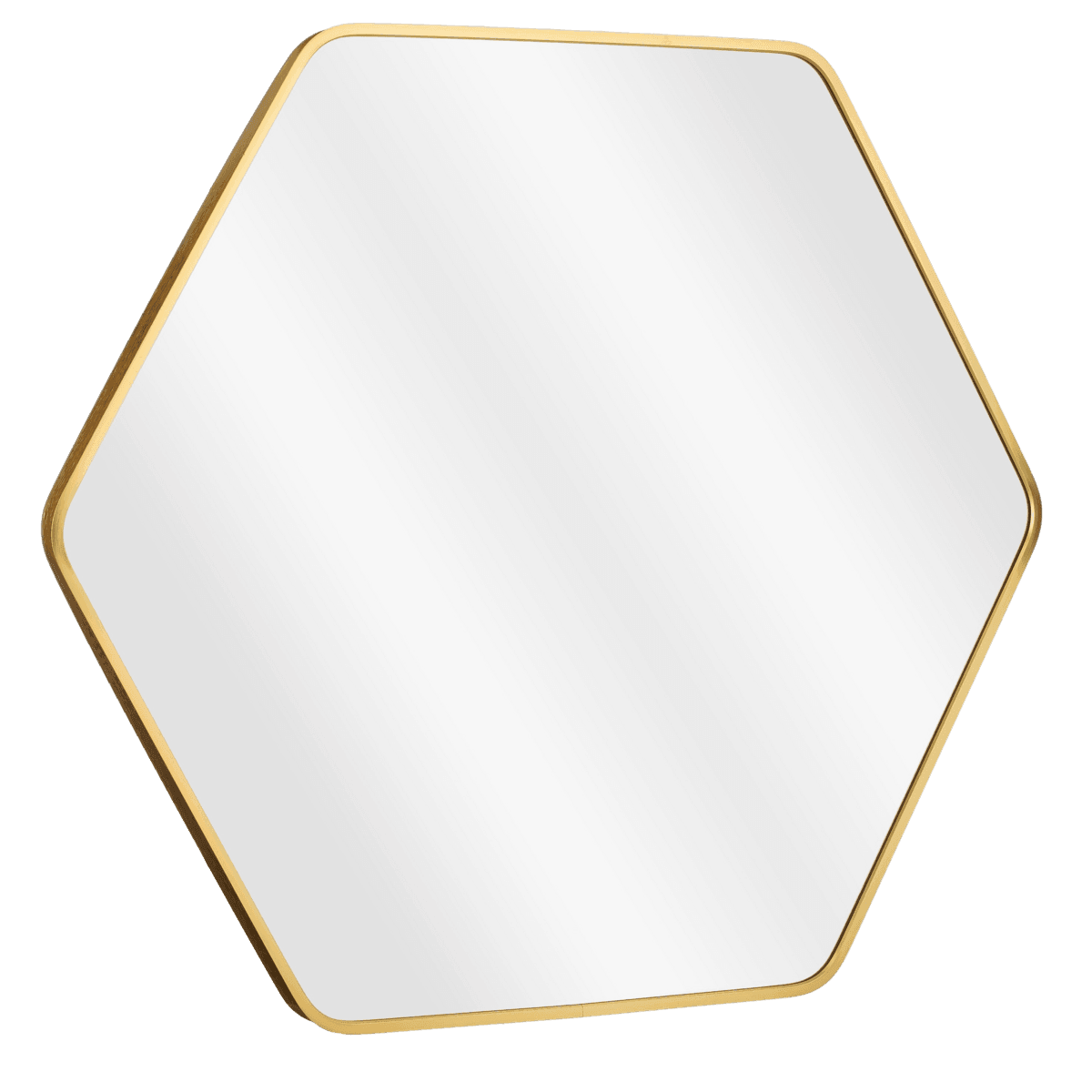 Rossi Wandspiegel – L80 x B71 cm – Metall – Gold - HomeDesign Knaus