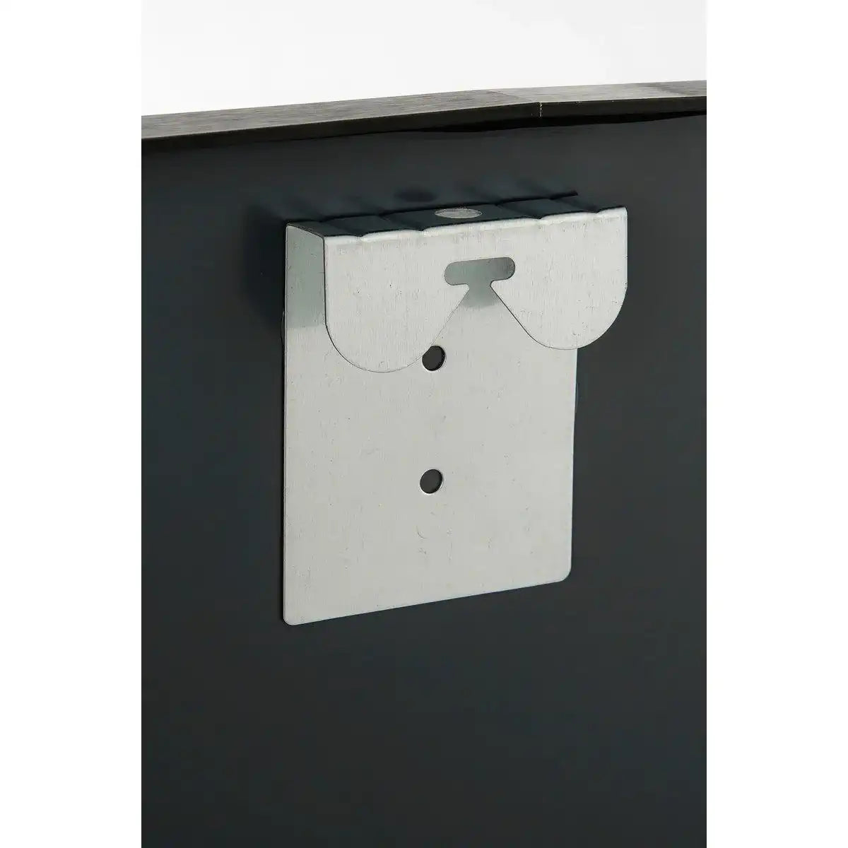Rossi Wandspiegel – L80 x B71 cm – Metall – Schwarz - HomeDesign Knaus