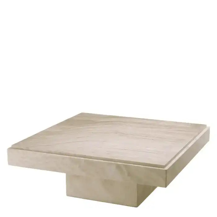 Sartoria Couchtisch Wohnzimmertisch Travertin Handgefertigt - HomeDesign Knaus
