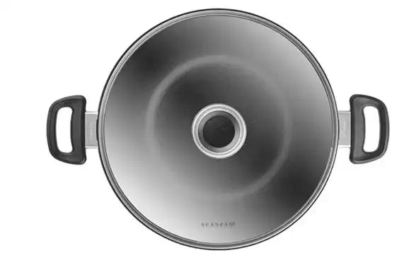 Scanpan 32 cm/7,5 L Bratentopf mit Deckel Classic Induktion Glaskeramik Backofengeeignet Edelstahl - HomeDesign Knaus