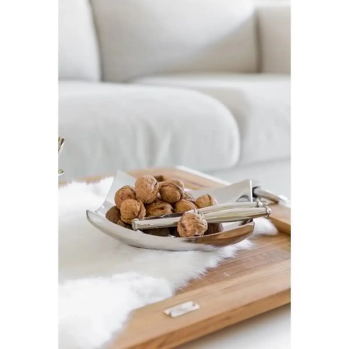 Schale Dallas (19 x 19 cm) quadratisch, Edelstahl hochglanzpoliert, Dekoschale, Obstschale - HomeDesign Knaus