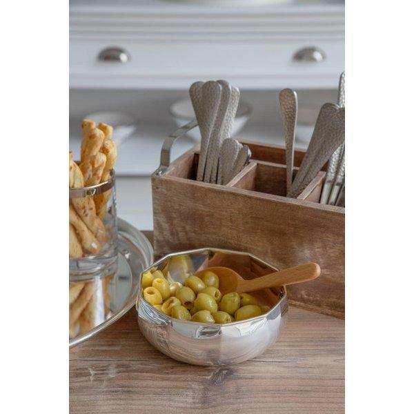Schale Dekoschale Servierschale Ten, 10-eckig, schwerversilbert, 14 cm - HomeDesign Knaus