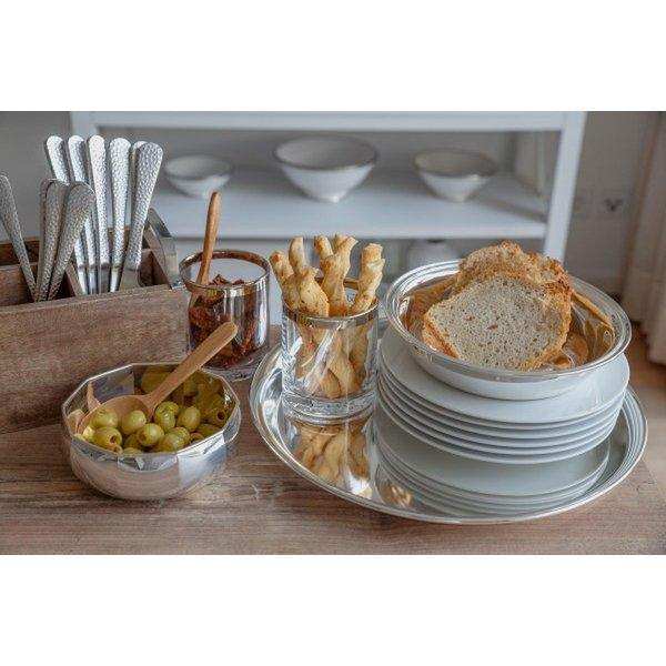 Schale Dekoschale Servierschale Ten, 10-eckig, schwerversilbert, 14 cm - HomeDesign Knaus