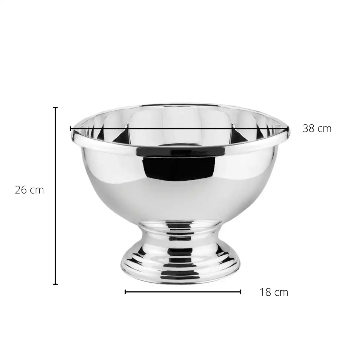 Schale Servierschale Dekoschale Somerset, schwerversilbert 39 cm - HomeDesign Knaus