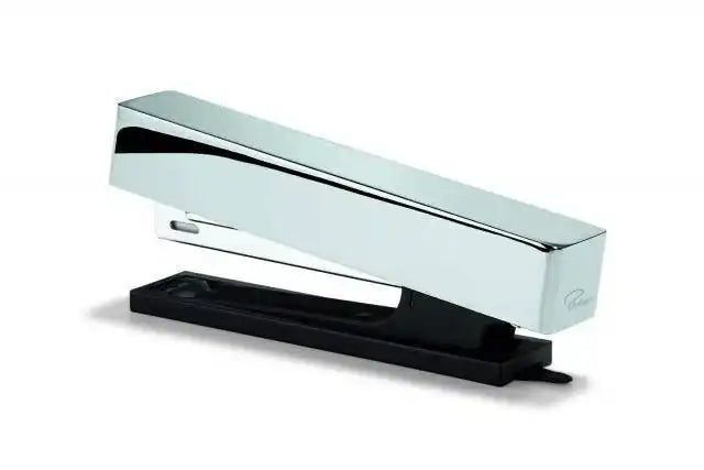 Schreibtischserie Metallguss Chrom Unikat Locher Hefter Tapeabroller - HomeDesign Knaus