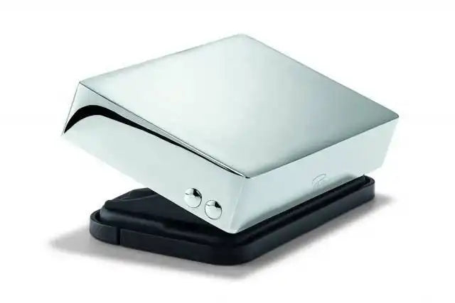 Schreibtischserie Metallguss Chrom Unikat Locher Hefter Tapeabroller - HomeDesign Knaus