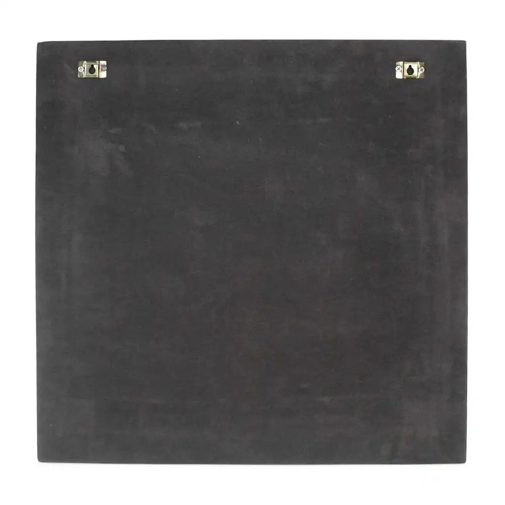 Spiegel viereck Kuh Echtfell Braun Weiss 50x50cm - HomeDesign Knaus