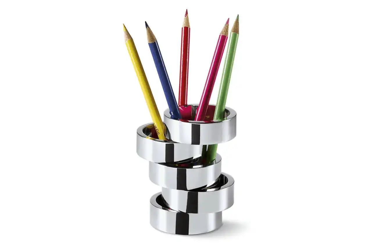 Stifthalter organizer Nickel hochglanzpoliert Unikat - HomeDesign Knaus