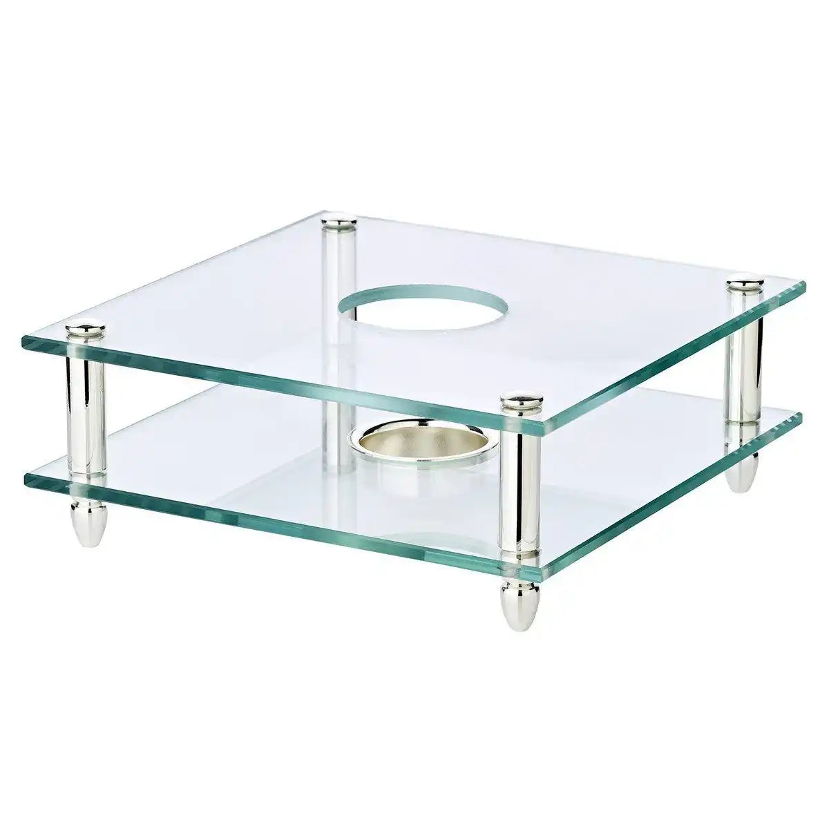 Stövchen Carmen, versilbert, 19x19 cm - HomeDesign Knaus