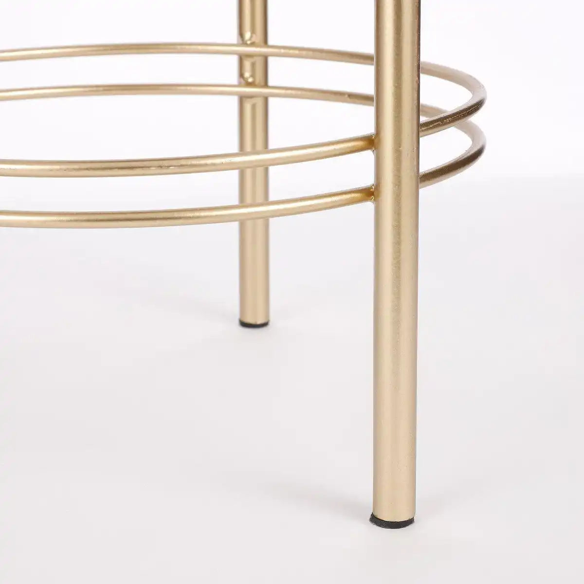 Sverre Blumentopf auf Ständer – H66 x Ø27 cm – Schwarz, Gold - HomeDesign Knaus