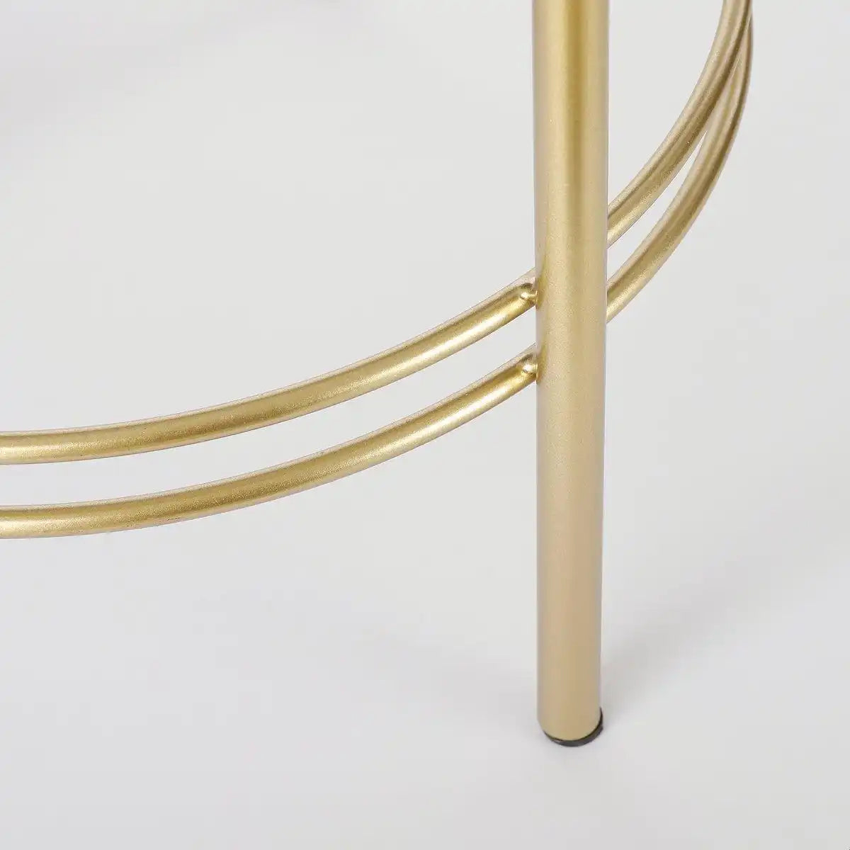 Sverre Blumentopf auf Ständer – H66 x Ø28 cm – Weiß, Gold - HomeDesign Knaus