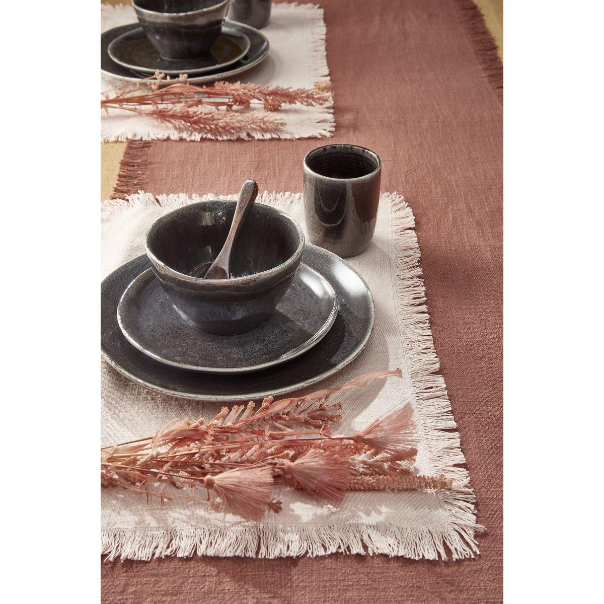Tabo Service-Set für 4 Personen - Schwarz - HomeDesign Knaus