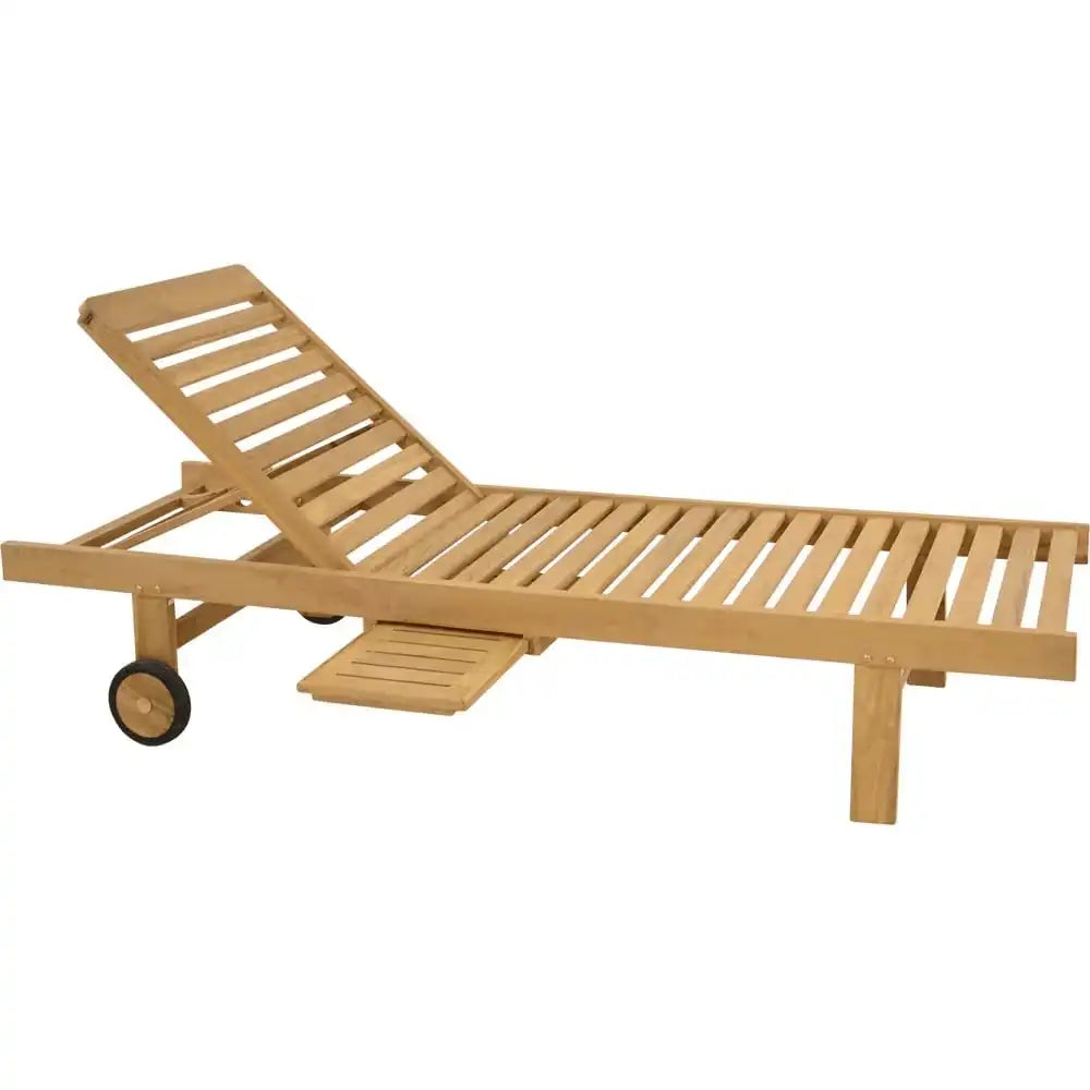 Teakholz Gartenliege verstellbar Liege Sonnenliege verstellbar - HomeDesign Knaus