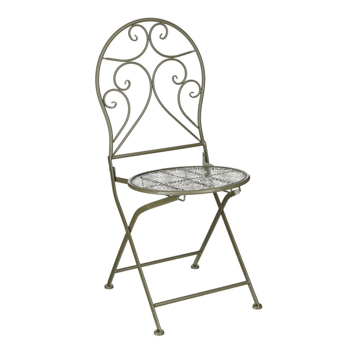 Tierra Bistrostuhl – Metall – Dunkelgrün - HomeDesign Knaus