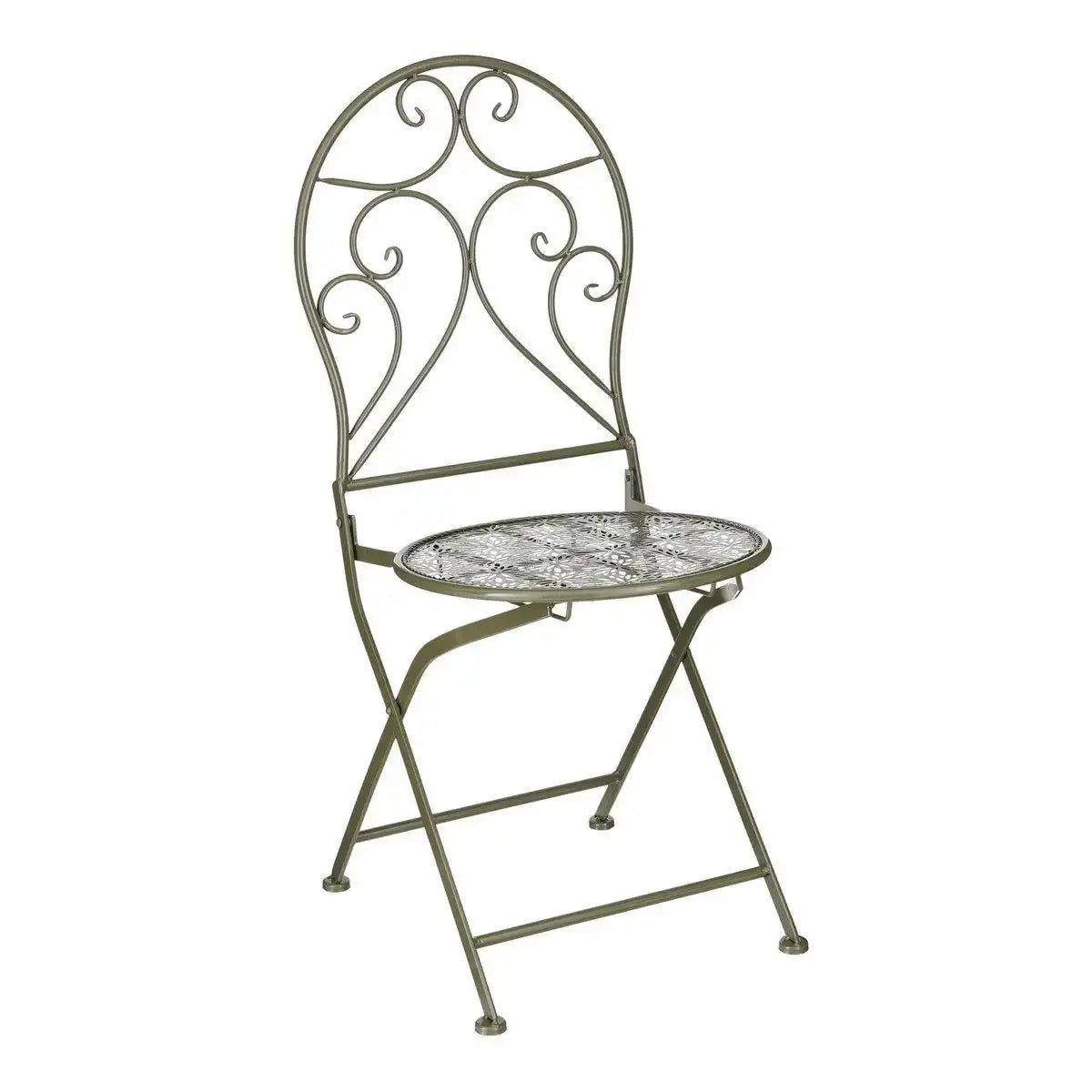 Tierra Bistrostuhl – Metall – Dunkelgrün - HomeDesign Knaus
