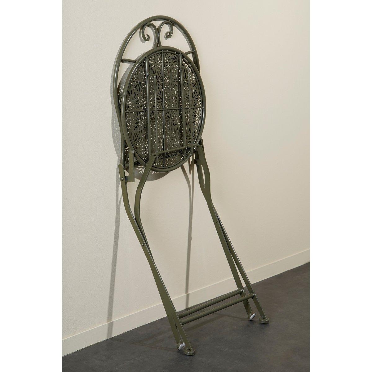 Tierra Bistrostuhl – Metall – Dunkelgrün - HomeDesign Knaus