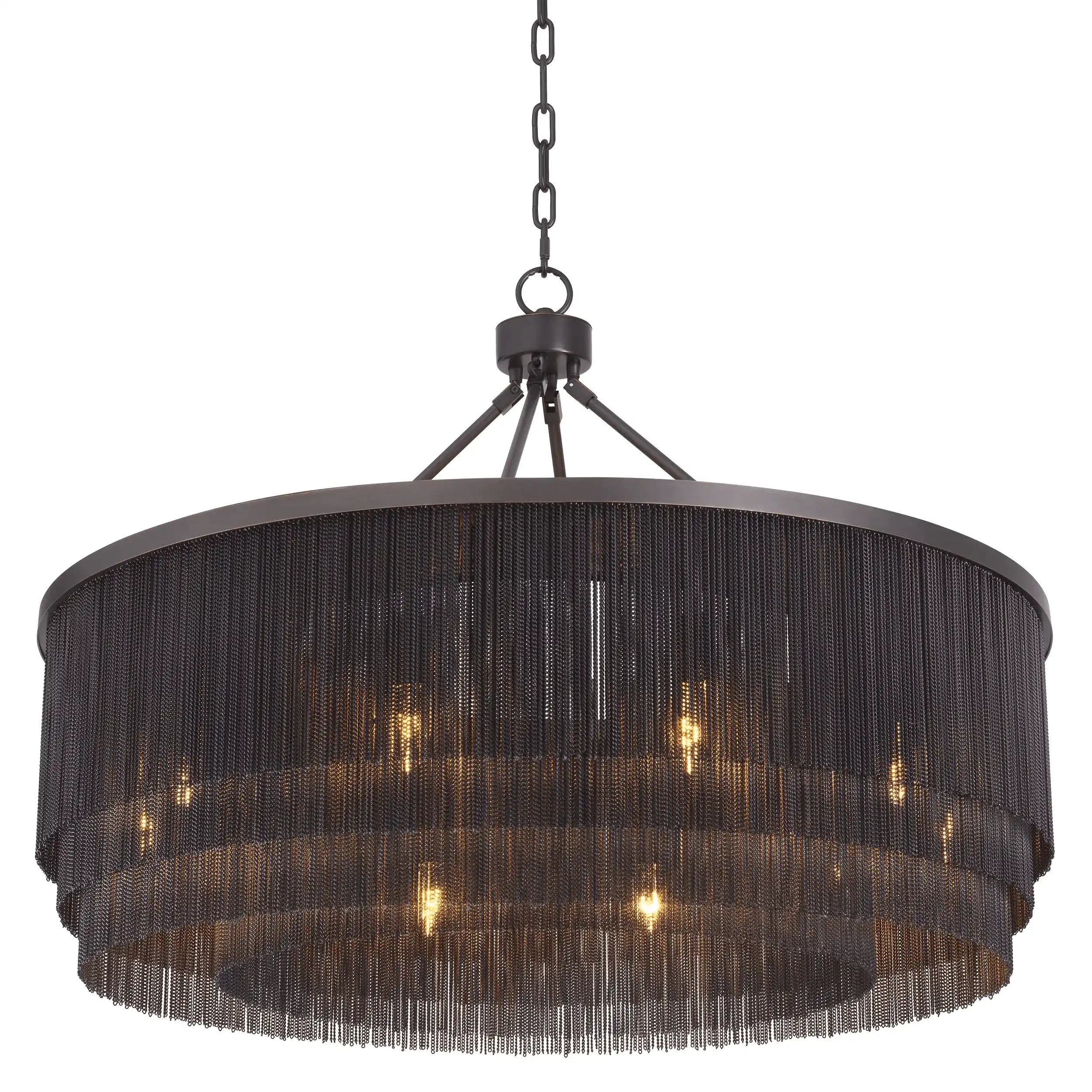Tissot Hängeleuchte Kronleuchter Bronze Highlight Finish Unikat - HomeDesign Knaus