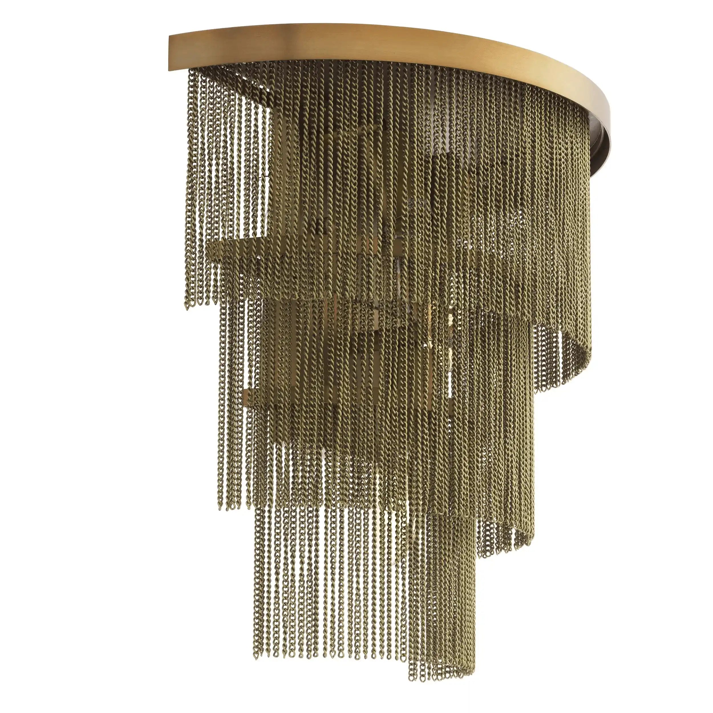 Tissot Wandleuchte Antikes Messingfinish Handgefertigt - HomeDesign Knaus