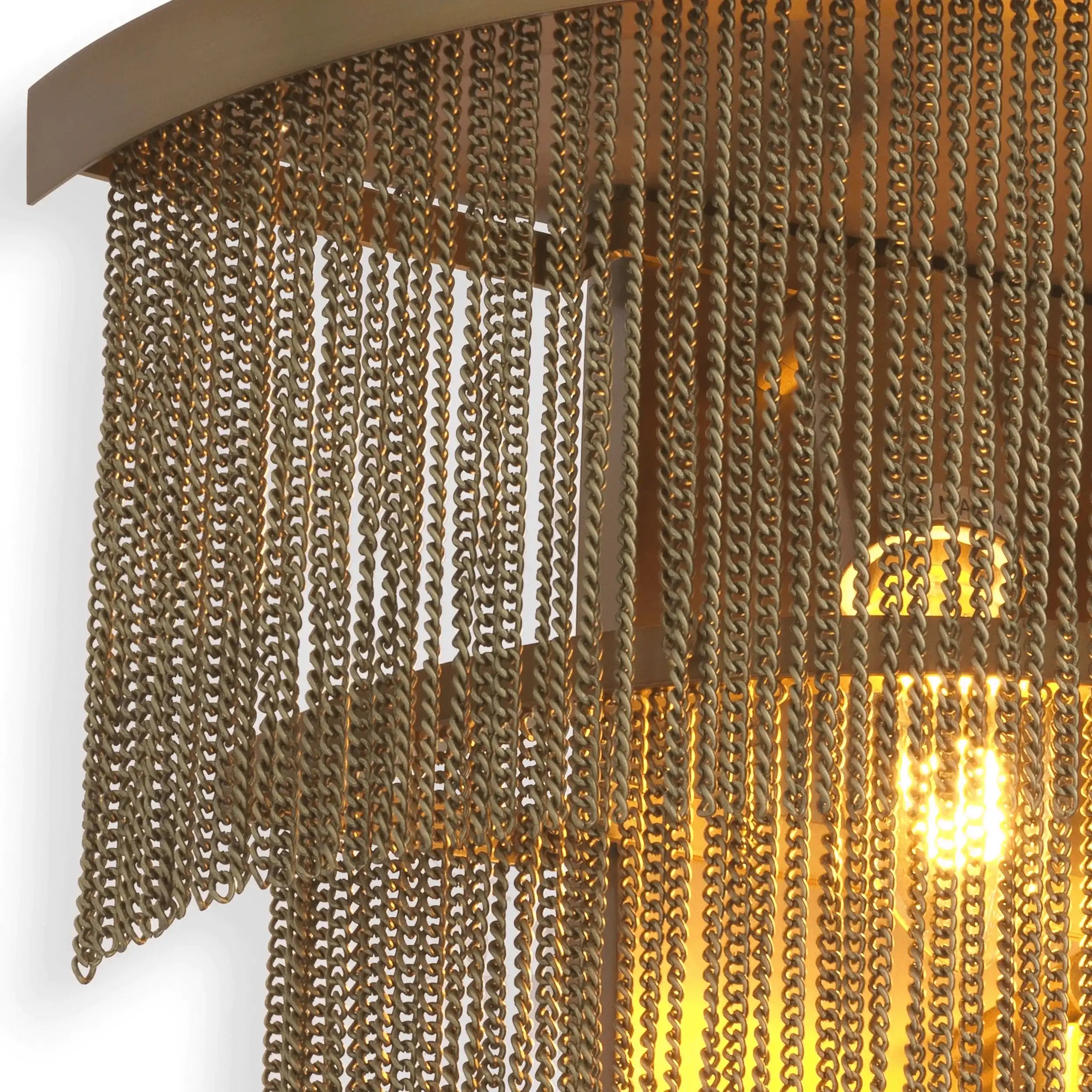 Tissot Wandleuchte Antikes Messingfinish Handgefertigt - HomeDesign Knaus