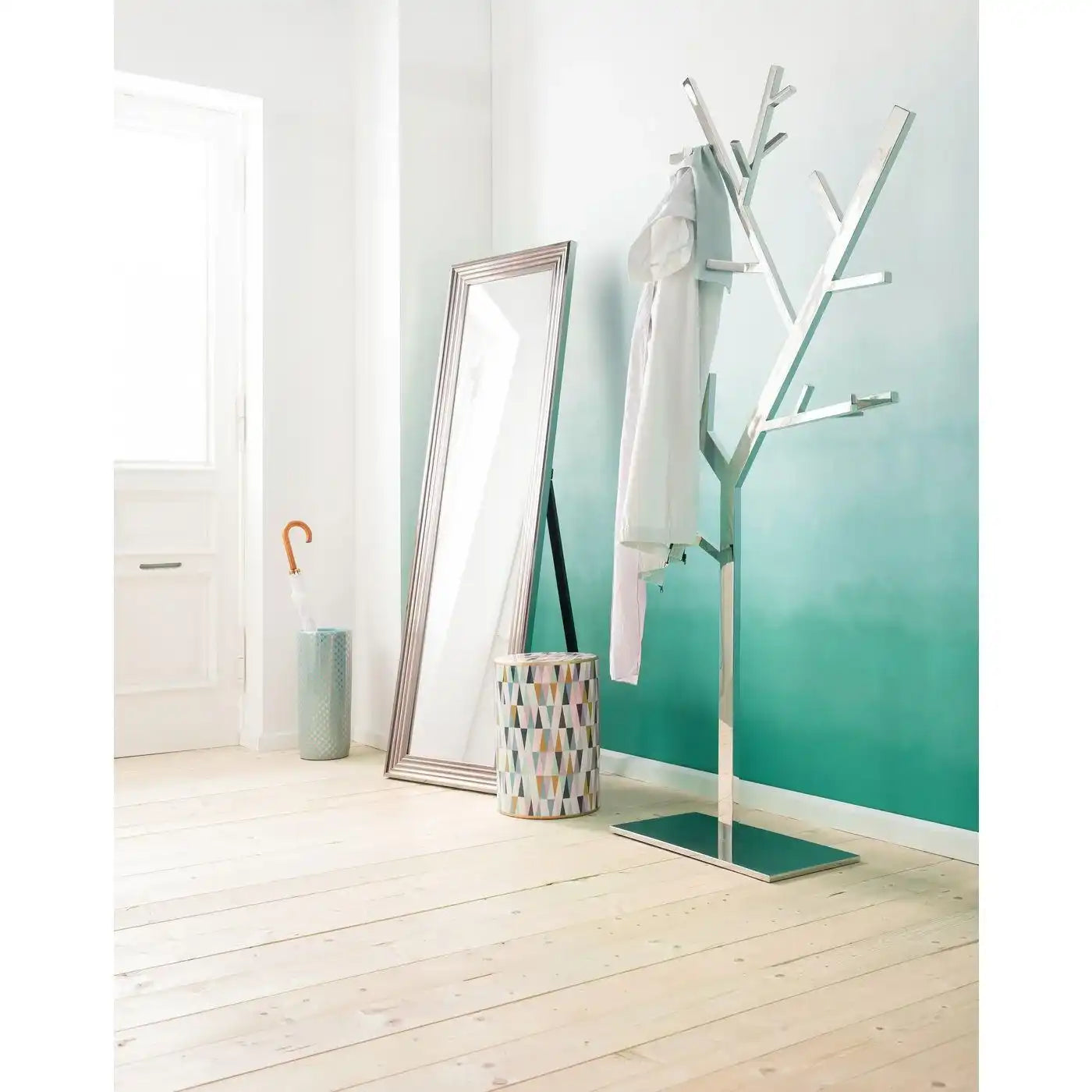 Tree Garderobenständer Kleiderständer Garderobe Edelstahl Robust - HomeDesign Knaus