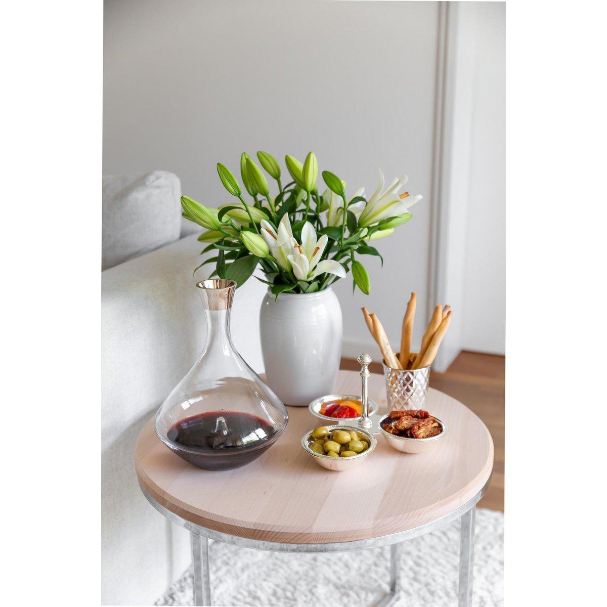 EDZARD Triplettschale Dreifachschale Snackschale Perla, schwerversilbert, Durchmesser 21 cm - HomeDesign Knaus