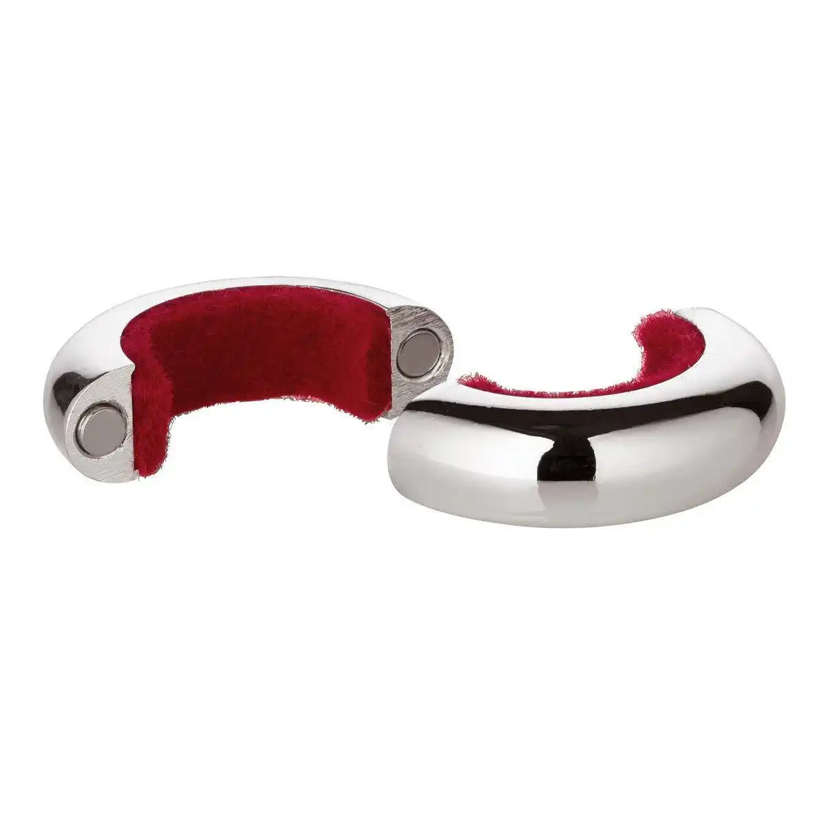 Tropfenpfänger Magnetum, 2 Hälften mit Magnetverschluss, edel versilbert, Durchmesser 5 cm - HomeDesign Knaus