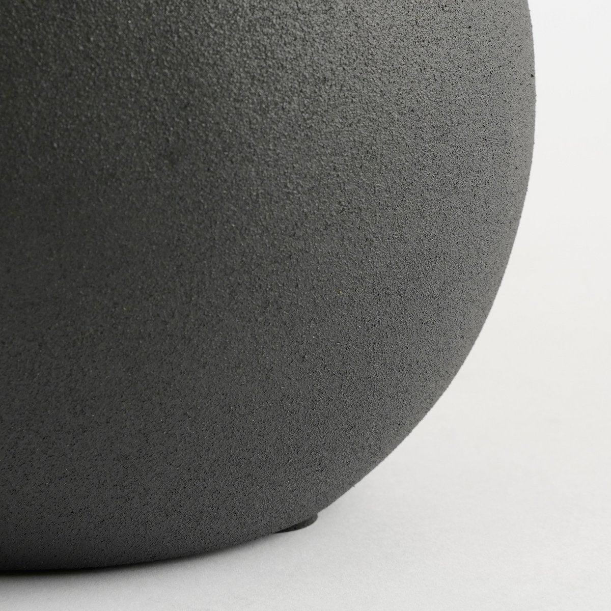 Vario-Vase – L22 x B15 x H26 cm – Metall – Schwarz - HomeDesign Knaus