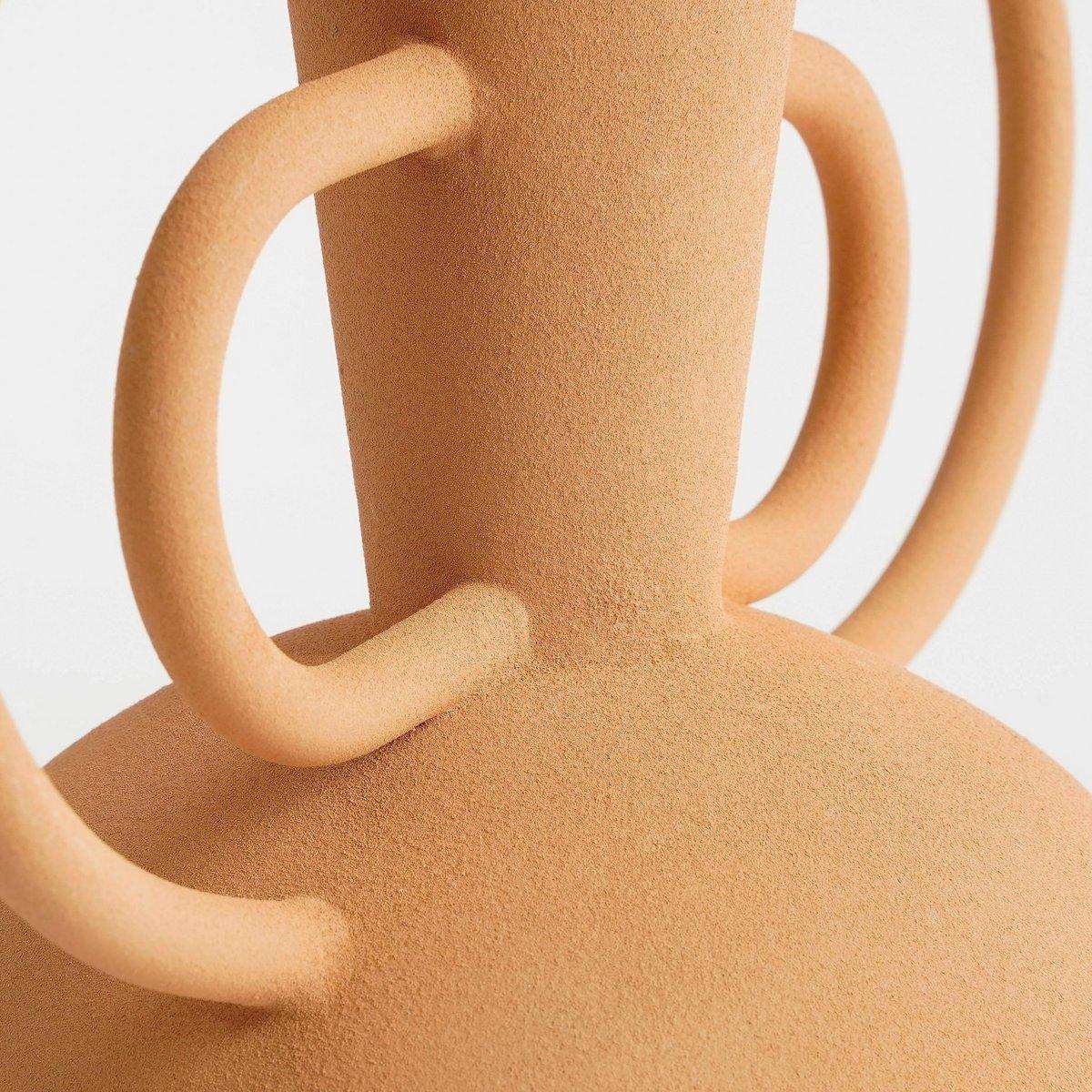 Vario Vase – L25 x B16 x H22,5 cm – Metall – Pfirsich - HomeDesign Knaus
