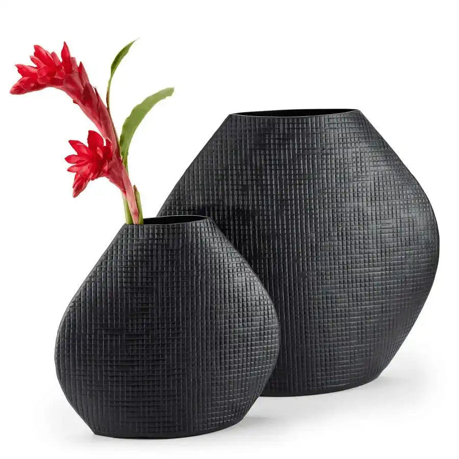Vase Blumenvase Aluminium Pulverbeschichtet Unikat - HomeDesign Knaus