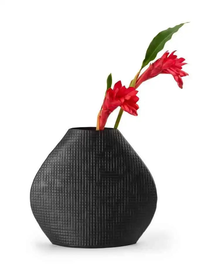 Vase Blumenvase Aluminium Pulverbeschichtet Unikat - HomeDesign Knaus