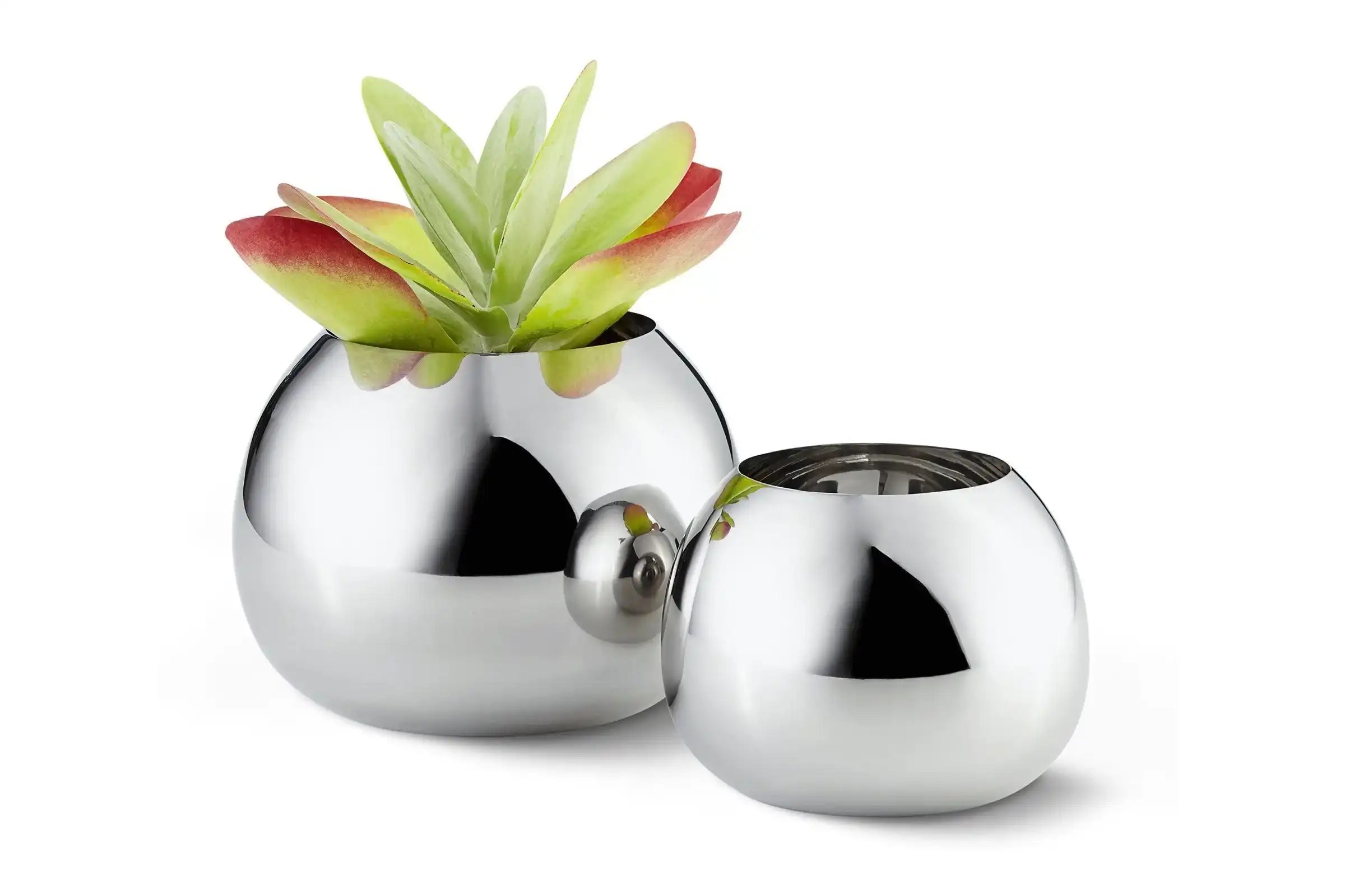 Vase Blumenvase Dekovase Edelstahl poliert - HomeDesign Knaus