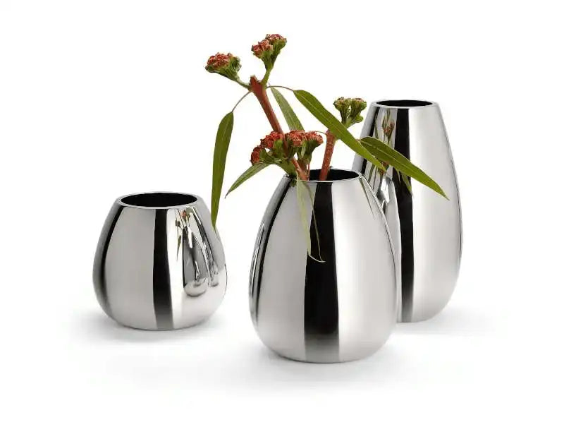 Vase Blumenvase Dekovase Luxus hochwertig Aluminium - HomeDesign Knaus