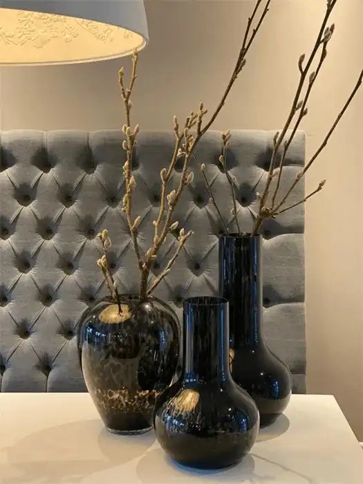 Vase Gepard Deko Vase Blumenvase Bodenvase Handarbeit Mundegeblasen - HomeDesign Knaus