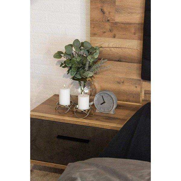 Vase Kugelvase Mirinde mundgeblasenes Kristallglas mit Platinrand 20cm - HomeDesign Knaus