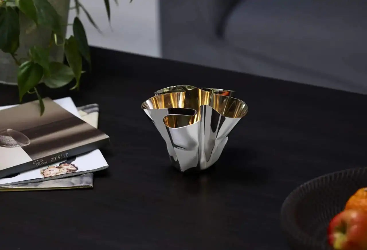Vase oder Windlicht Handgefaltet Blumenvase - HomeDesign Knaus