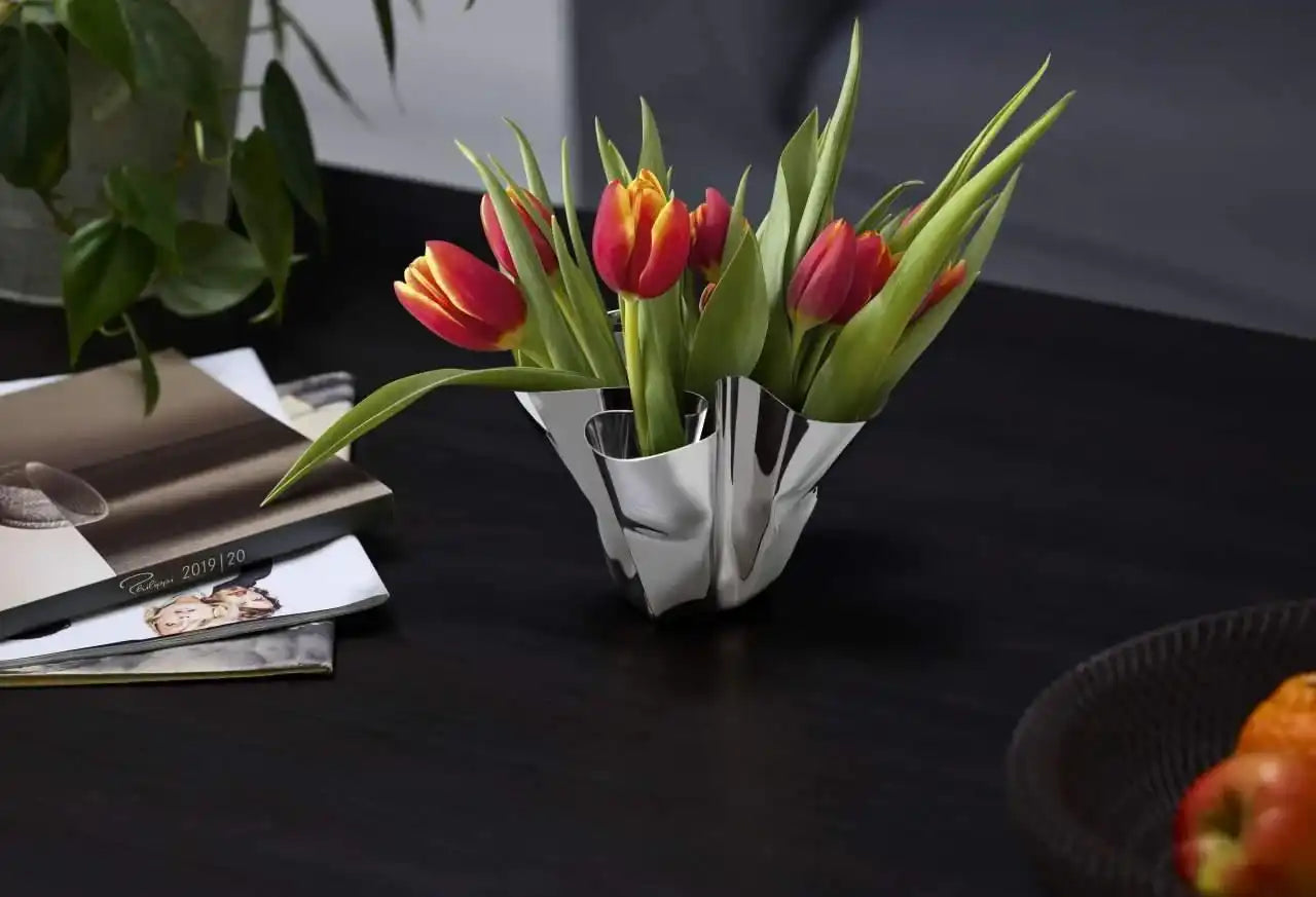 Vase oder Windlicht Handgefaltet Blumenvase - HomeDesign Knaus