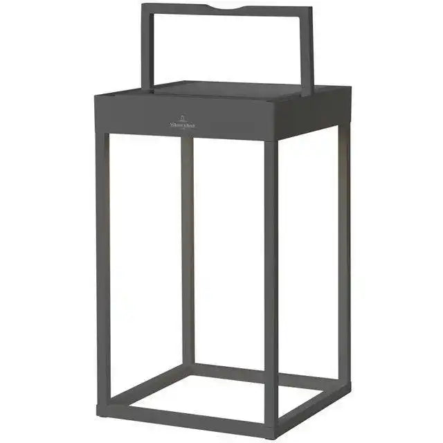 Villeroy & Boch LED Solar Laterne Windlicht Cannes Schwarz verschiedene Größen - HomeDesign Knaus