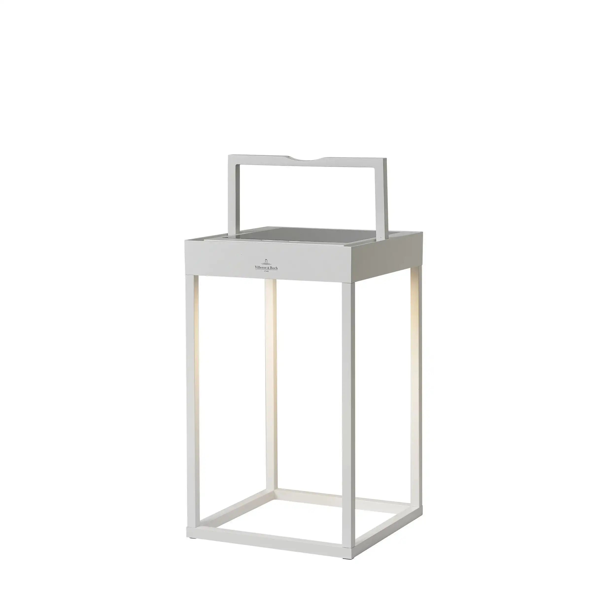 Villeroy & Boch LED Solar Laterne Windlicht Cannes Weiß verschiedene Größen - HomeDesign Knaus