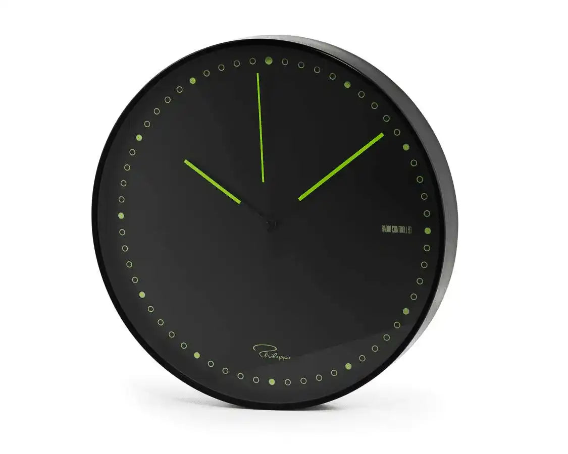 Wanduhr Funkuhr m. schleichender Sekunde Leuchtend - HomeDesign Knaus