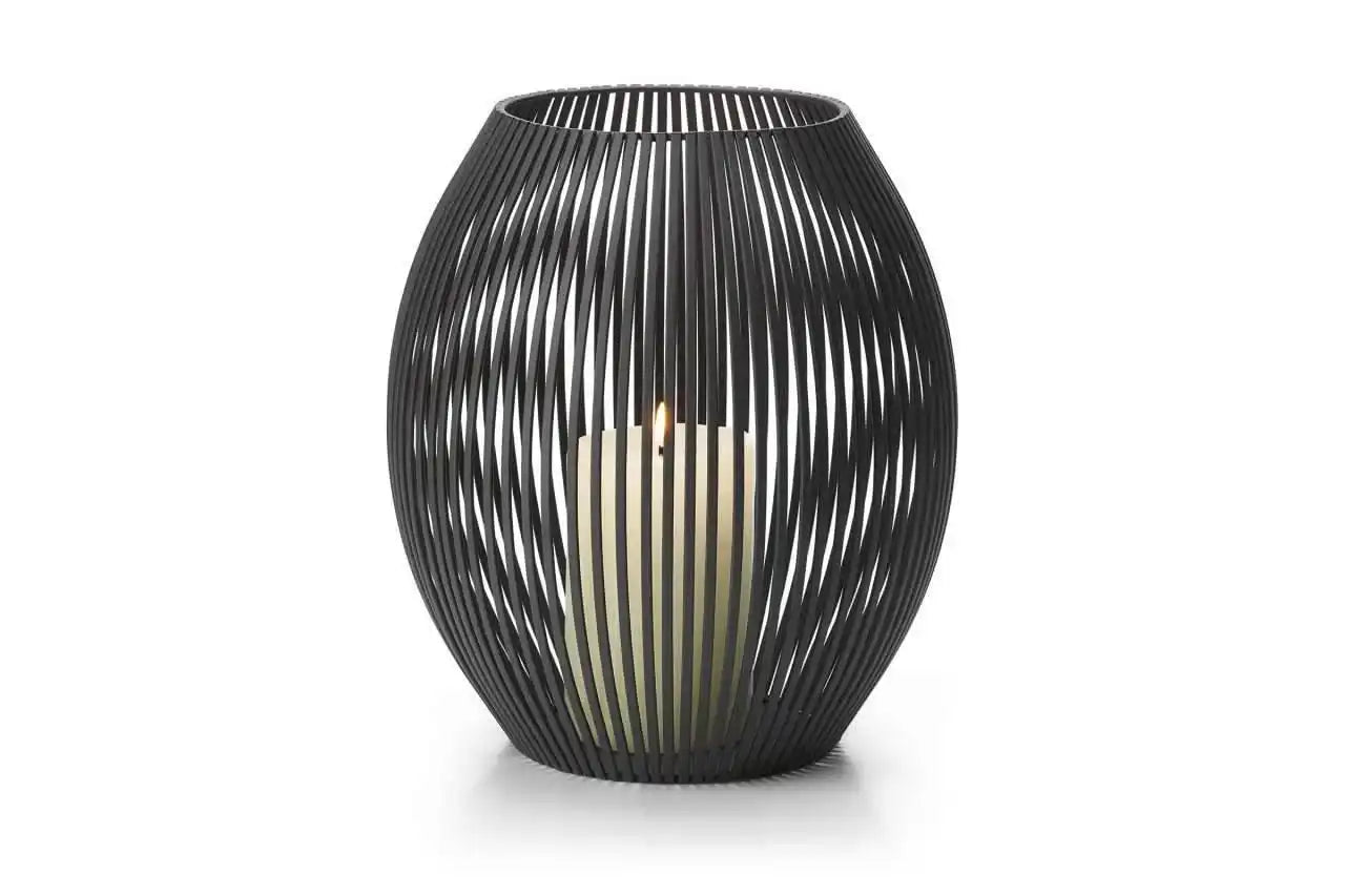 Windlicht hochwertig Pulverbeschichtet Edelstahl Lichteffekte - HomeDesign Knaus